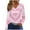Pink-B, variant on Valentines Shirts for Women Tie Dye Heart T Shirt Casual Loose Valentine's Tee Shirt Long Sleeve V Neck Tops