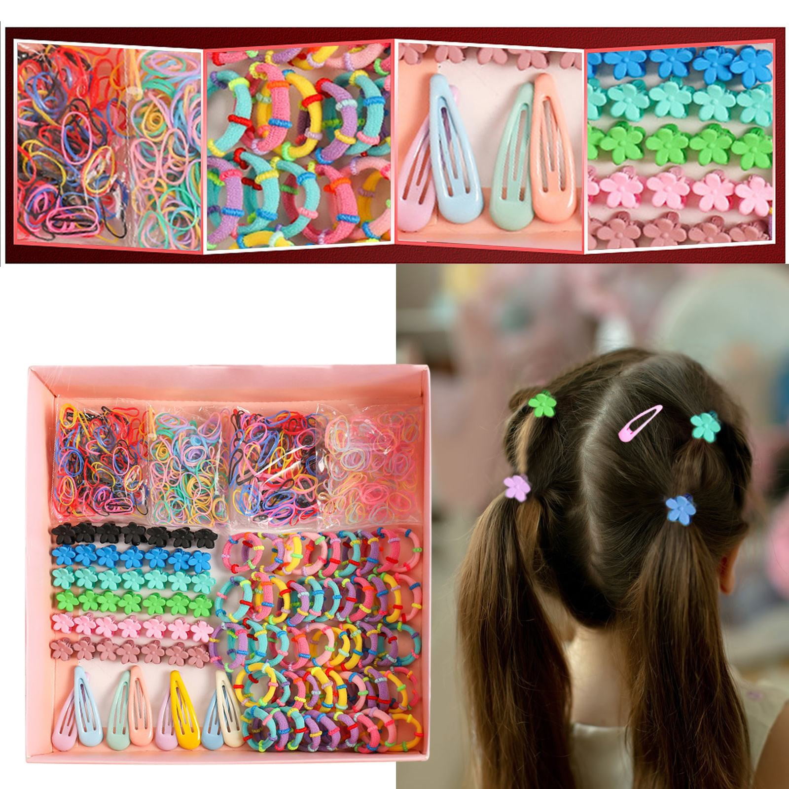 1500pcs/Set 2 Sets Colorful Mini Rubber Bands, 4 Pcs Rubber Band Cutter for  Hair, 5pcs Hair Styling Tools Set, 4pcs Professional Alligator Clips Hair  Accessories for Women and Girls