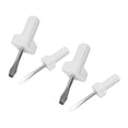thumbnail image 1 of Slot Screwdriver Set, Compact Design Stainless Steel Bit Plastic Handle 4 Pieces 2 Sizes Screwdriver Repair Tool  for Sewing Machine Maintenance, 1 of 7