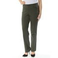 thumbnail image 2 of I.N.C Womens Faux Leather Casual Trouser Pants, Green, 16 Short, 2 of 3