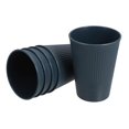 thumbnail image 4 of Dark Blue Reusable Tumbler Cups Made of PP for Storage Use Lightweight and Easy to Clean 5 Pieces, 4 of 5