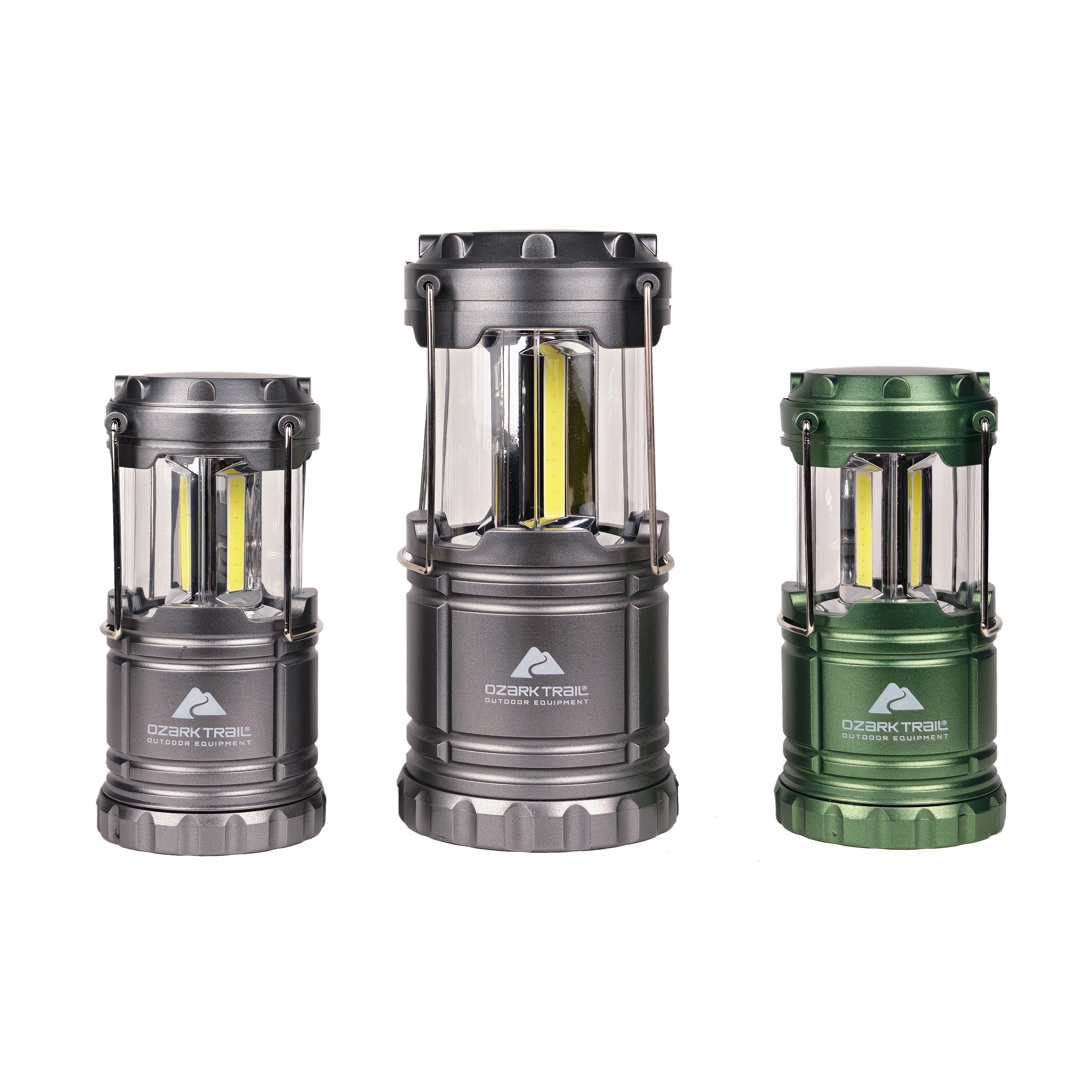 Ozark Trail Lantern Set with one 3*AA big lantern and two 3*AAA small lantern