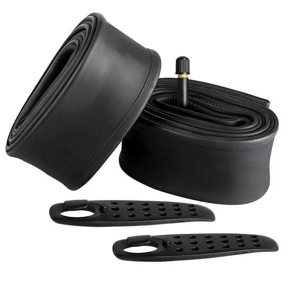 Bike Tube FANSPRO 20 x 2.125-2.40 20 pulgadas con palancas para neumáticos, paquete de 2