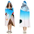thumbnail image 3 of Pingu Manta Capa con Capucha Anti-Bolitas, Manta de Lana Ártica Suave, Manta Portátil de Felpa Ligera y Lujosa, Poncho para Siesta en Casa y Oficina, 100*130cm, 3 of 6