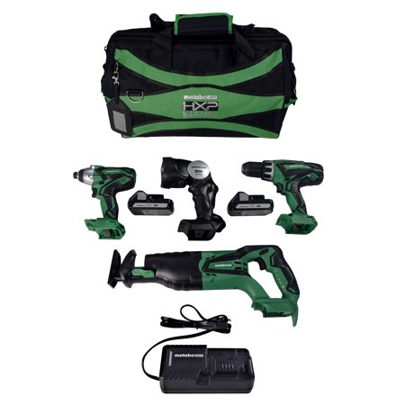 Metabo-HPT KC18DG4LS 18V Cordless 4-Tool Combo Kit