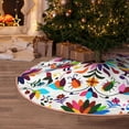 thumbnail image 5 of Sikiie Mexican Bright Style Nativity Christmas Tree Skirt, Jesus Christian Winter Holiday Tree Mat Decoration(30-48IN)30", 5 of 6