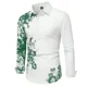 thumbnail image 1 of Camisa de hombre Primavera/Verano Estampado abstracto 3D Camisa de manga larga con solapa y botones Camisa informal de negocios serie Tiki, 1 of 6