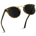 thumbnail image 2 of WearMe Pro - Lunettes de Soleil Rétro Vintage Rondes Polarisées pour Femmes à Monture Métallique, 2 of 3