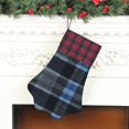 thumbnail image 6 of Dog Paw Decorative Socks 17x11.8in Top With A Strap Design For Easy Hanging For Festive Christmas Party Decorations Darkslateblue Buffalo Plaid Check Tartan Scotland_2, 6 of 8