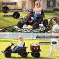 thumbnail image 6 of Farmdex 3-in-1 Ride on Tractor, 24 Volt Ride on Toys with Remote Control, 7AH Battery Power Car Wheels , Ride on Cars w/ Bluetooth, Music, Battery Display, Light Control, 5 MPH, Black, 6 of 9