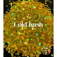 thumbnail image 2 of Glitter Heart Co. Glitter - High Quality Polyester Glitter - Gold Rush - Holographic Gold Chunky - 1 oz Bag, 2 of 2