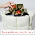 thumbnail image 6 of Peach Velvet Portable Jewelry Box with Removable Compartment - Necklace, Earring, and Travel Organizer - Gift, 6 of 7