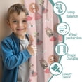 thumbnail image 3 of Blackout Kids Curtains,Doll Princess Pattern Childrens Insulated Curtains Set Of 2,Bedroom Essentials,Toddler Room Decor 52"x63", 3 of 5