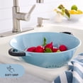 thumbnail image 6 of Farberware Soft Grips 5-Quart Colander Slate Blue, 6 of 12