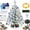 Style B, variant on Jingle Beads Christmas Tree, DIY Beaded Christmas Tree Kit with Lights