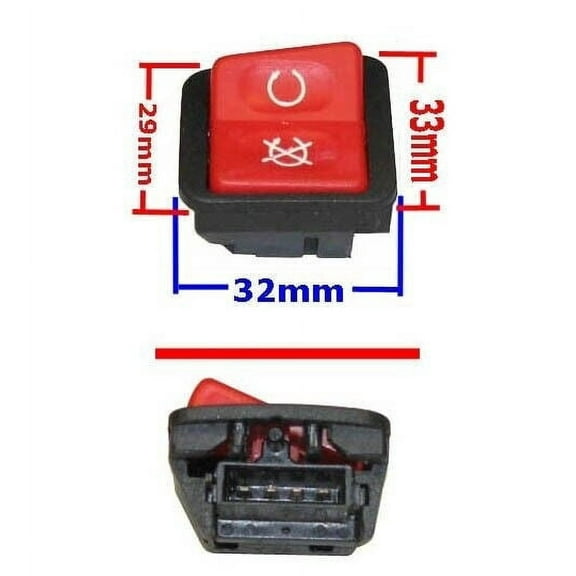 4 PIN Scooter Moped Kill Switch GY6 50 125 150 200cc SW24