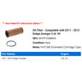 thumbnail image 2 of Oil Filter - Compatible with 2011 - 2013 Dodge Avenger 3.6L V6 2012, 2 of 2