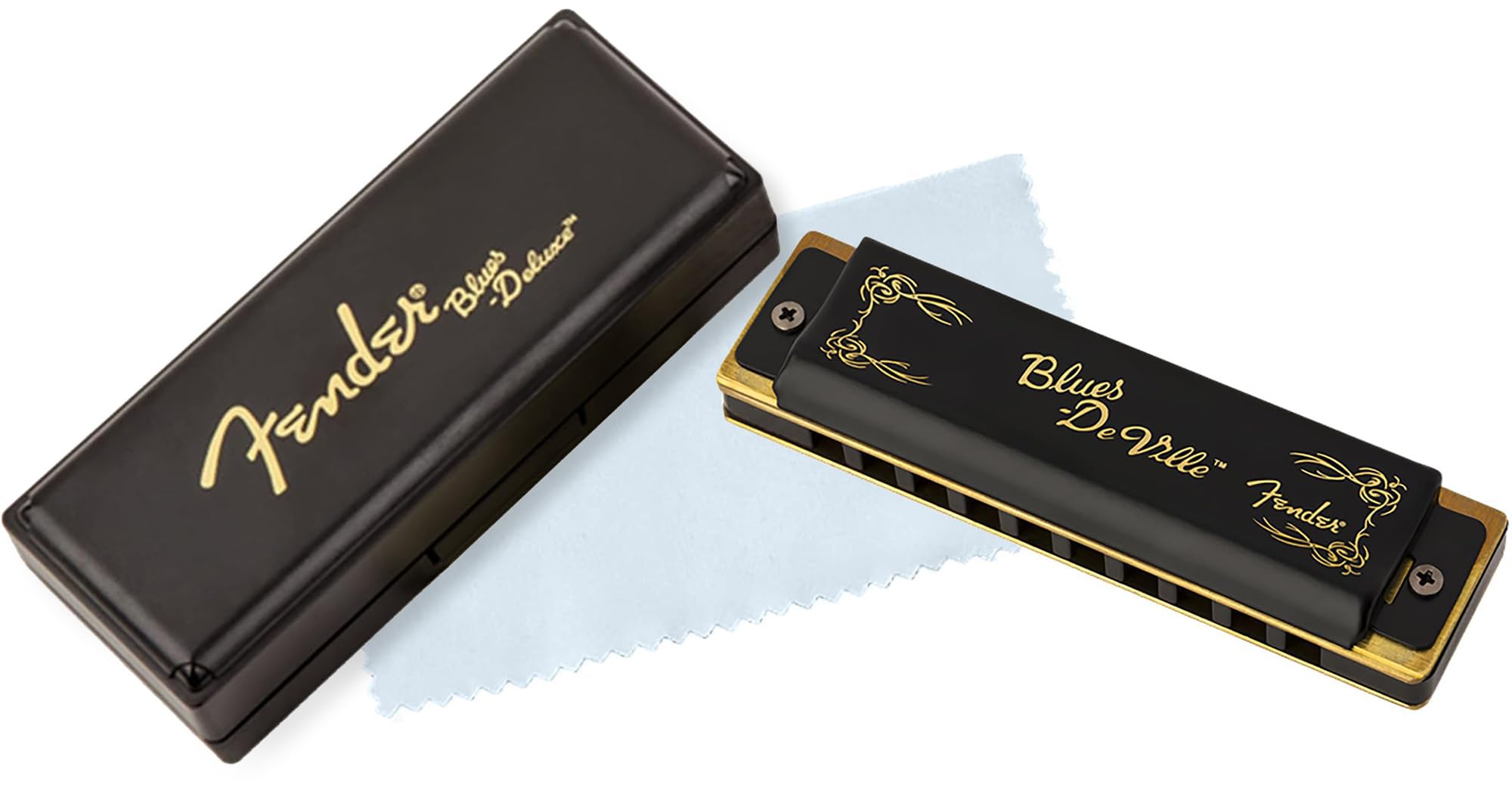 Fender Blues DeVille Harmonica - Key of E w/ Austin Bazaar Instructional Manual