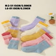 thumbnail image 3 of Lindbes 5 Pairs/Set Breathable Summer Infant Socks In Assorted Colors, 3 of 7