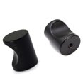 thumbnail image 3 of Solid aluminum cylindrical pull knobs in black for furniture Pack of 10, 3 of 8