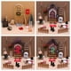 thumbnail image 2 of Casa de muñecas de Navidad en miniatura XUQIANG Hada de Dientes madera elfo encantado decoración de jardín, 2 of 5