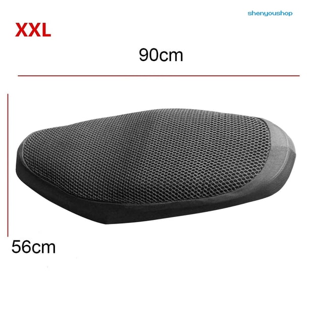 SSP Verano Motocicleta Scooter Bicicleta Eléctrica Transpirable 3D Malla Asiento Funda Cojín