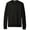 Black - black, variant on 2(X)IST Mens Terry Striped Thermal Sweater, Grey, Small
