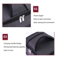 thumbnail image 3 of Portable Oven, Electric Lunch Box Food Heater USB Constant Heating Insulation Bag Heated Lunch Box Bag(Gray), 3 of 5