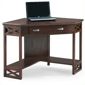 Leick Home Oak Corner Computer Writing Desk Walmart Com