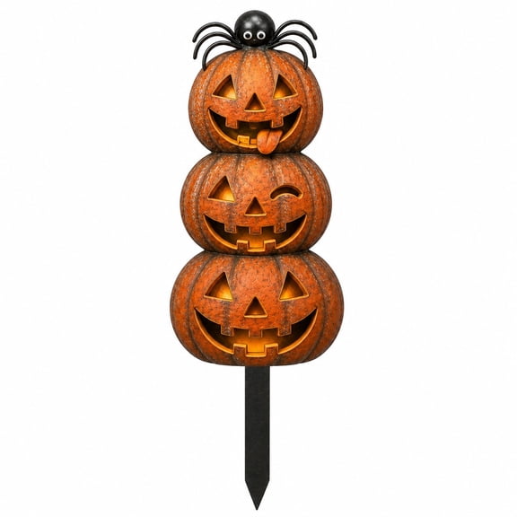 Halloween Outdoor Decorations Halloween Ghost Pumpkin Decor Halloween Yard Signs Halloween Yard Decorations with Stakes Waterproof Scary Halloween Decor for Yard Lawn Garden