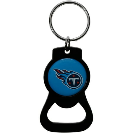 Tennessee Titans Corkscrew - Tennessee Titans Bottle Opener Keychain - Black - No Size