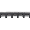 thumbnail image 3 of Meridian Furniture Nizuc Grey Outdoor Patio Modular Sofa, 3 of 9