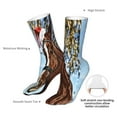 thumbnail image 4 of Salouo Christmas Horse Pattern Fun Novelty Crew Socks,Casual Athletic Socks Neutral Socks, 4 of 7
