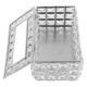 thumbnail image 2 of Caja de pañuelos de cristal yuxing estilo europeo para inodoro hogar guardar servilletas color plateado, 2 of 5