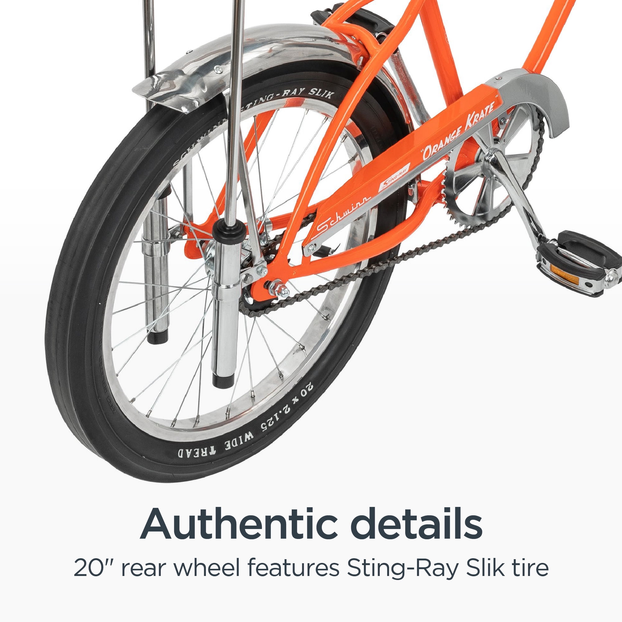 Schwinn Classic Orange Krate Bike, 20-Inch Wheel, Single Speed, Vintage Style, Orange - Walmart.com Schwinn Classic Orange Krate Bike, 20-Inch Wheel, Single Speed, Vintage Style, Orange - Walmart.com