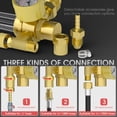 thumbnail image 3 of Manómetro regulador de gas para soldadura Mig Tig con argón/CO2 Yeswelder, 3 of 9