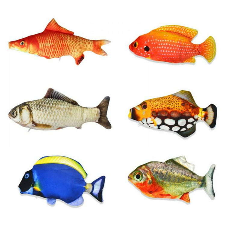 Dog Toys Flopping Fish 10.5 Upgraded Floppy Fish for Small Dogs