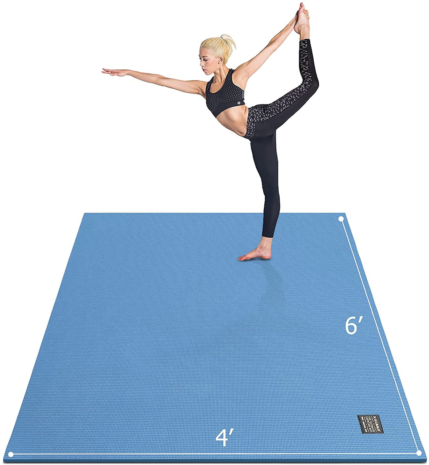 US Yoga Exercise Sports Mat Thick Non-Slip Shock Absorbing Pads Exercise 72"x24" 