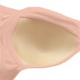 thumbnail image 4 of ManxiVoo Front Closure Wireless Bra for Women Full Coverage Comfortable Support Minimizer Bralette Non Padded Everyday Wear L Size Light Pink, 4 of 5
