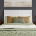 thumbnail image 2 of Portland Queen Sleigh Wood Headboard in White, 2 of 8