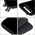 thumbnail image 3 of Richen 11 11.6 12 12.5 13 Pulgadas Laptop/Chromebook/Notebook Pc Messenger Bag Tablet Travel Handle Case Neopreno Con Correa Para El Hombro (11-13.3 Pulgadas Pure Black), 3 of 5