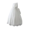thumbnail image 5 of JYYYBF Newborn Infant Baby Girls Christening Baptism Dress Short Sleeve Floral Embroidered Princess Wedding Party Formal Dresses, 5 of 6