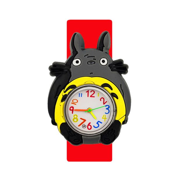 Dibujos animados Totoro mono Niños Relojes para niños Reloj Bebé Regalo de Navidad panda / oso / tigre Niño Reloj montre enfant Gao Jinjia LED