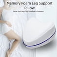 thumbnail image 4 of Heart-Shaped Knee Pillow Memory Foam Leg Support Pillow Ergonomic For Side Sleeper & Pregnancy Comfort, 4 of 5