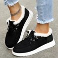 thumbnail image 1 of Zapatos de algodón de talla grande para mujer de Europa y Estados Unidos con suela gruesa y acolchado de terciopelo cálidos para invierno, 1 of 6