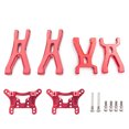 thumbnail image 1 of Placas de choque, Brazo de suspensión, brazos oscilantes delanteros y traseros para WLtoys 1/18 A959 Tomshoo Rojo, 1 of 7