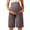 Taupe, variant on G4Free Maternity Athletic Shorts with Pockets Over The Belly Stretchy Workout Pants Pregnancy Wide Leg Bermuda Casual