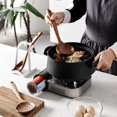 thumbnail image 3 of Thailand Teak Natural Wood Tableware Spoon Ladle Turner Long Rice Colander Soup Skimmer Cooking Spoons Scoop Kitchen Tool Set, 3 of 5