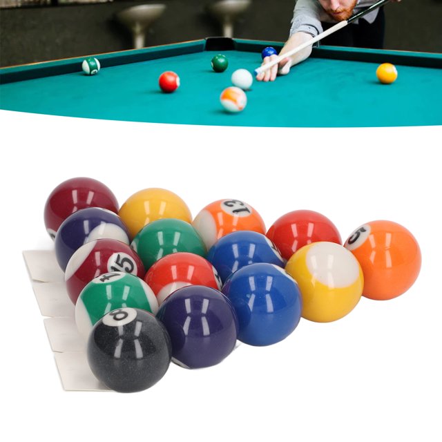 Mini Billard Balls, Eco Friendly Small Pool Table Balls Impact 32mm for Game Room