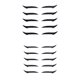 thumbnail image 1 of 10 Pares De Pegatinas De Cinta Adhesiva Para Delineador De Ojos Yuyangstore Negro pestañas pegatinas, 1 of 8